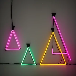 neon triangle