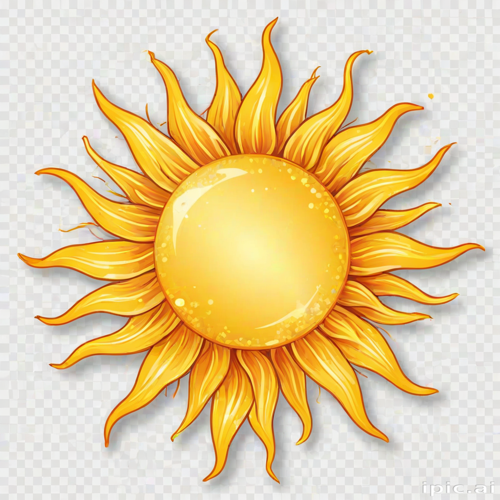 sun clip art transparent background