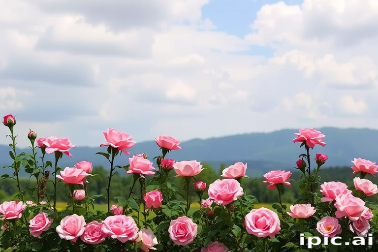 rose border