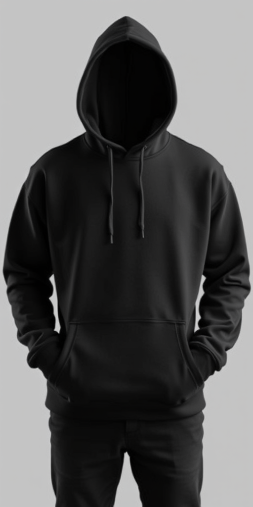 black hoodie mockup png