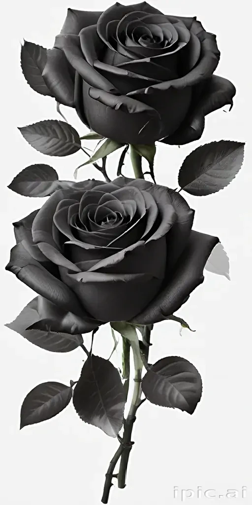 black roses png