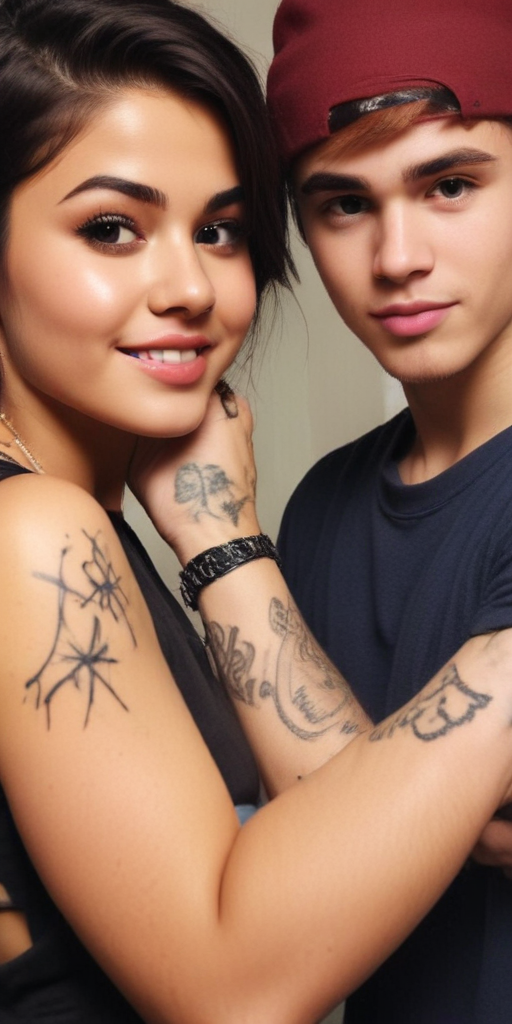 justin bieber and selena gomez tattoo