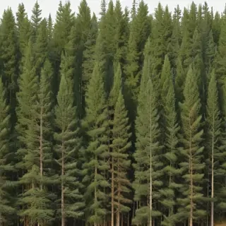 pine trees transparent background
