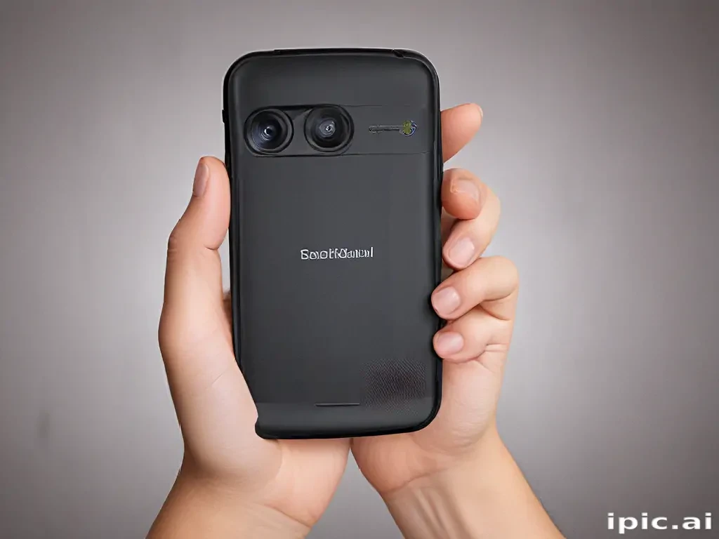 hand holding cell phone