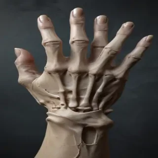 skeleton hands png