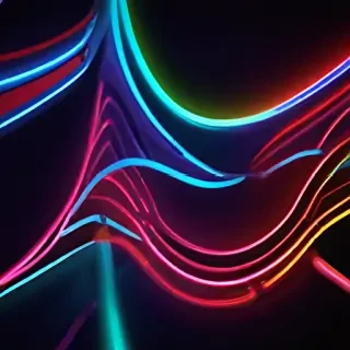 neon color background