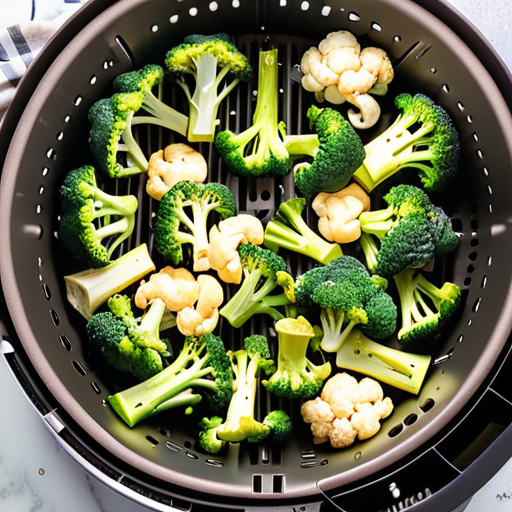 air fryer broccoli and cauliflower