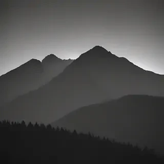 mountain silhouette