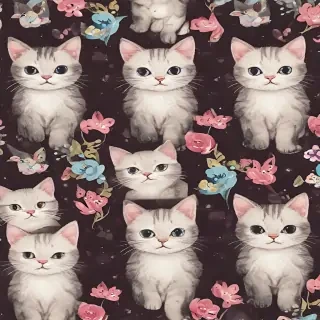 kitty kitty wallpaper