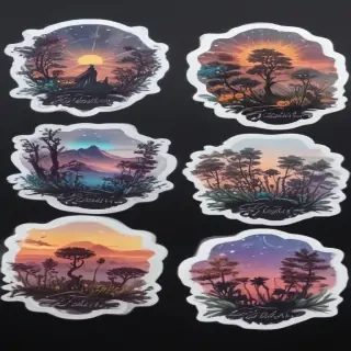 transparent aesthetic stickers