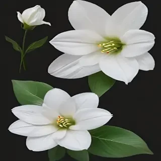 white flower png