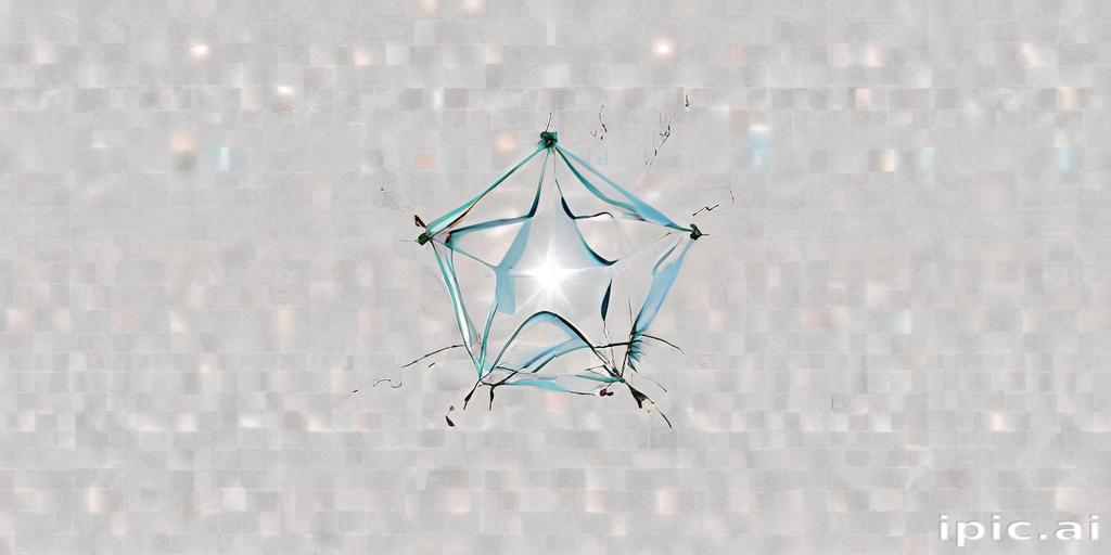 Delicate Transparent Structure with Intricate Details Set Against a ...