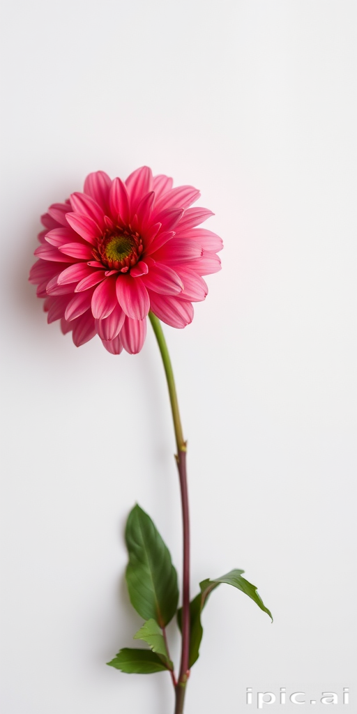 flower on white background