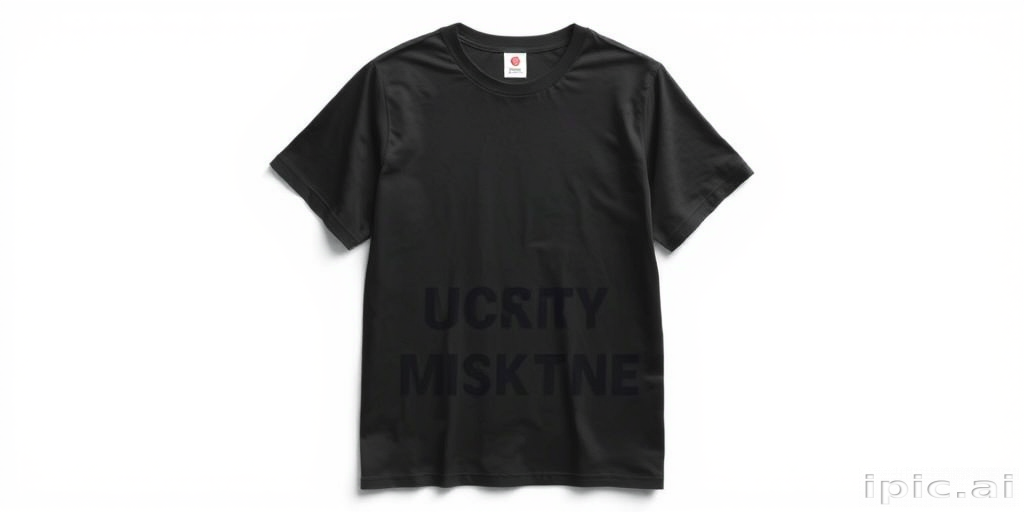 black shirt mock up