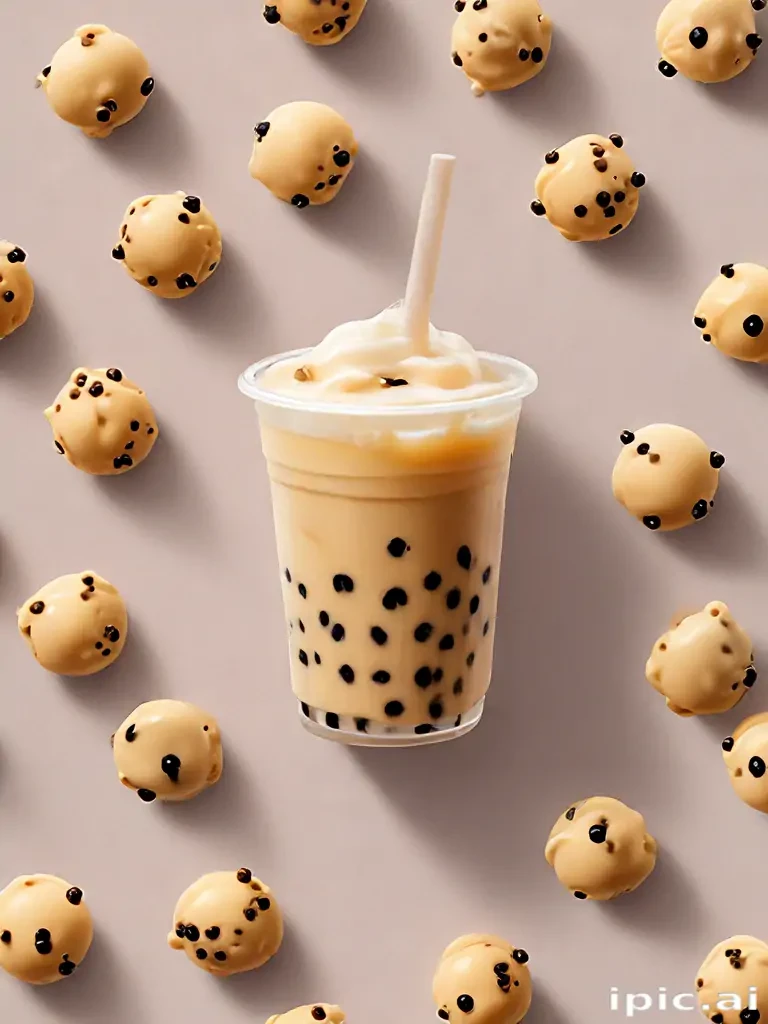 milk tea boba wallpaper