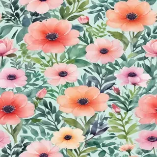 background watercolor flowers