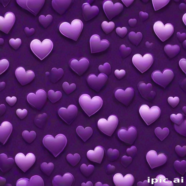 purple hearts wallpaper
