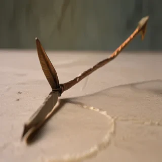 drawn arrow