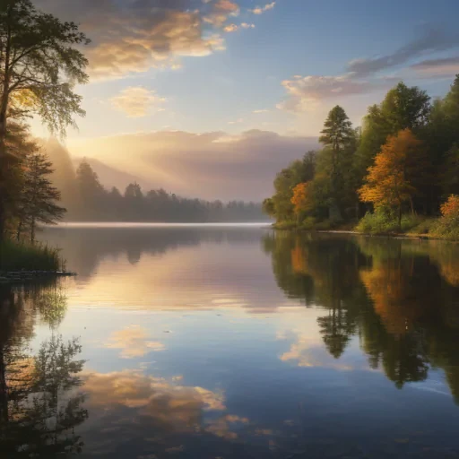 background lake