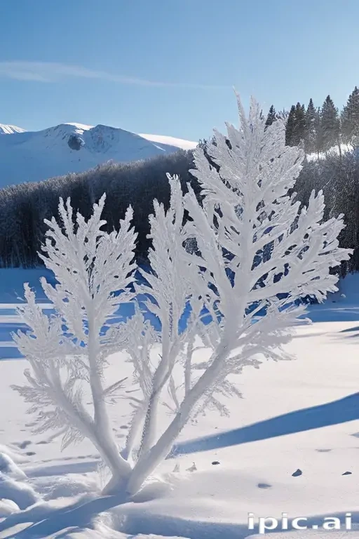 transparent snow
