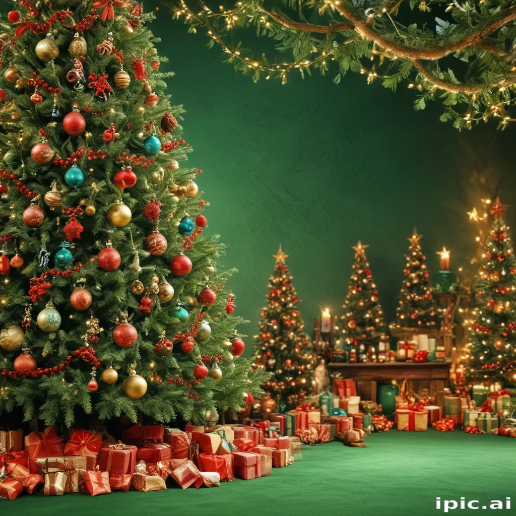 christmas wallpaper green