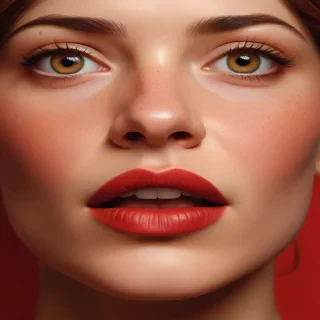 red blank background