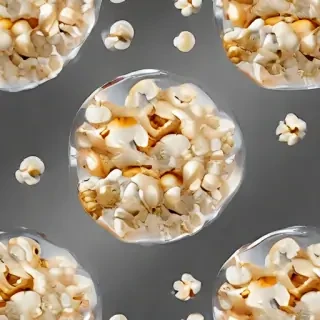 transparent popcorn