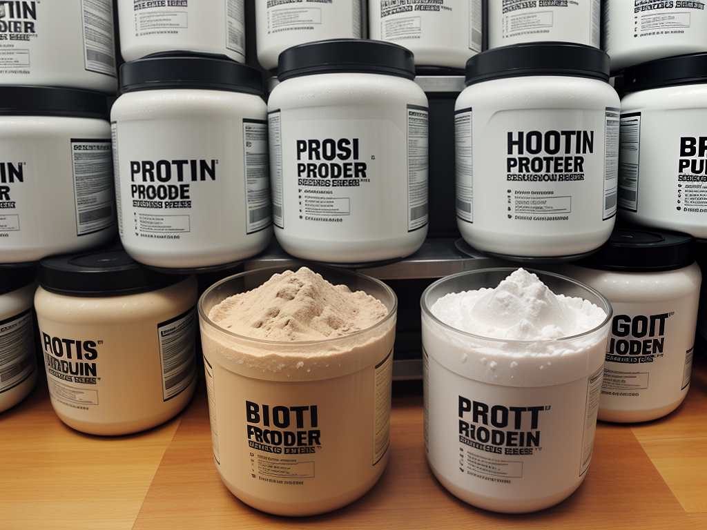 44 pounds of protein powder