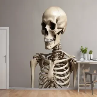 skeleton transparent background