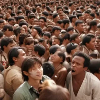 crowded png