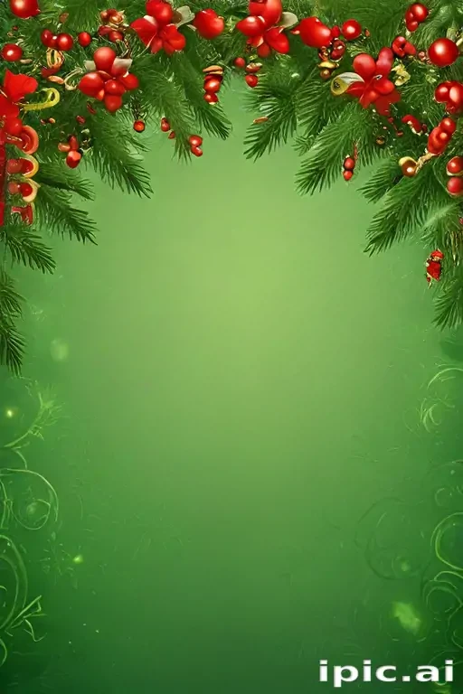 christmas background green