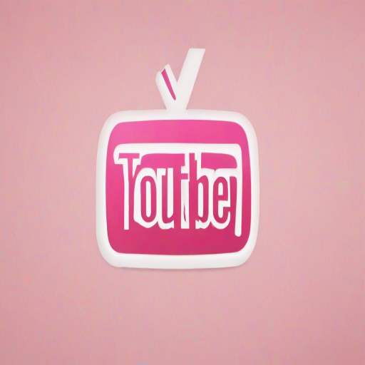 pink youtube logo