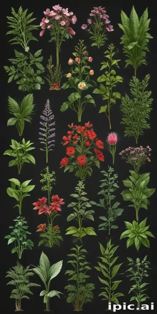 plants transparent background