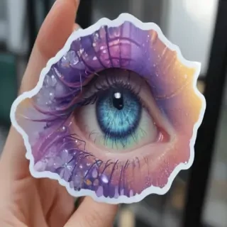 transparent aesthetic sticker