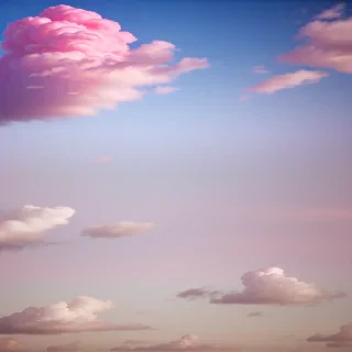pink clouds background