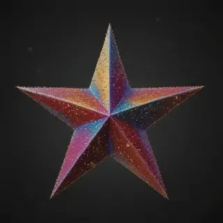 glitter star png