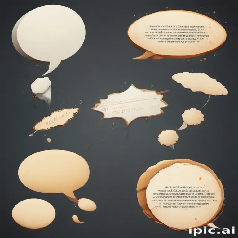 speech bubble clip art