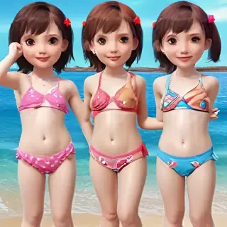 child bikini ai