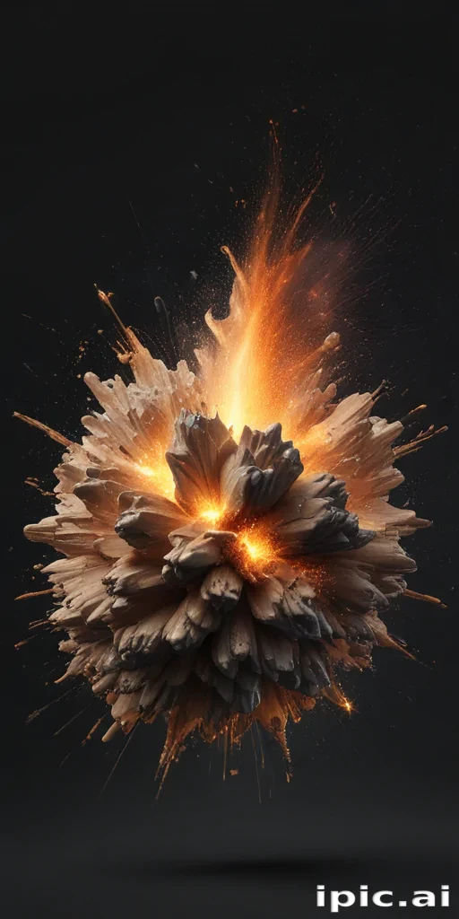 explosion transparent background