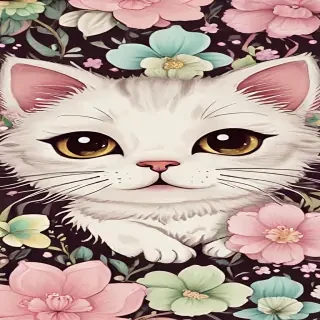 kitty kitty wallpaper
