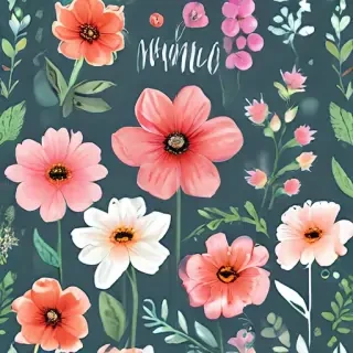 watercolor flowers clipart