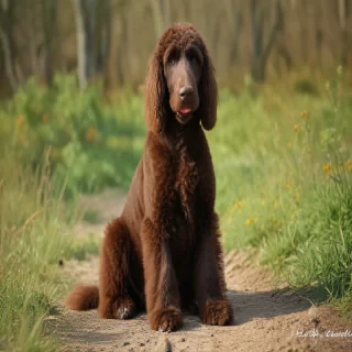irish water spaniel