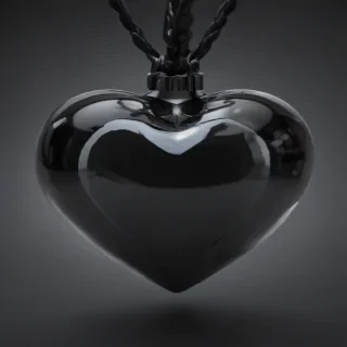 black heart transparent