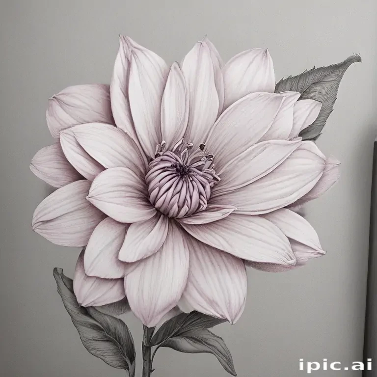 flower drawings pencil