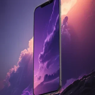aesthetic wallpapers iphone purple
