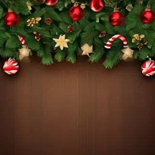 christmas background portrait