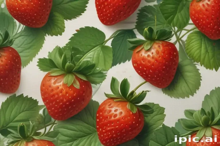 strawberry wallpaper aesthetic
