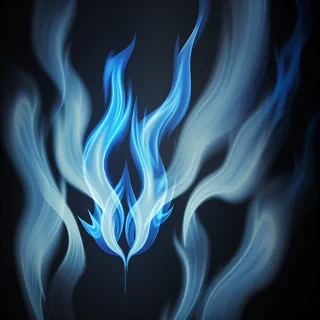 blue flame background