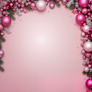 pink christmas background