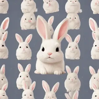 cute bunny background